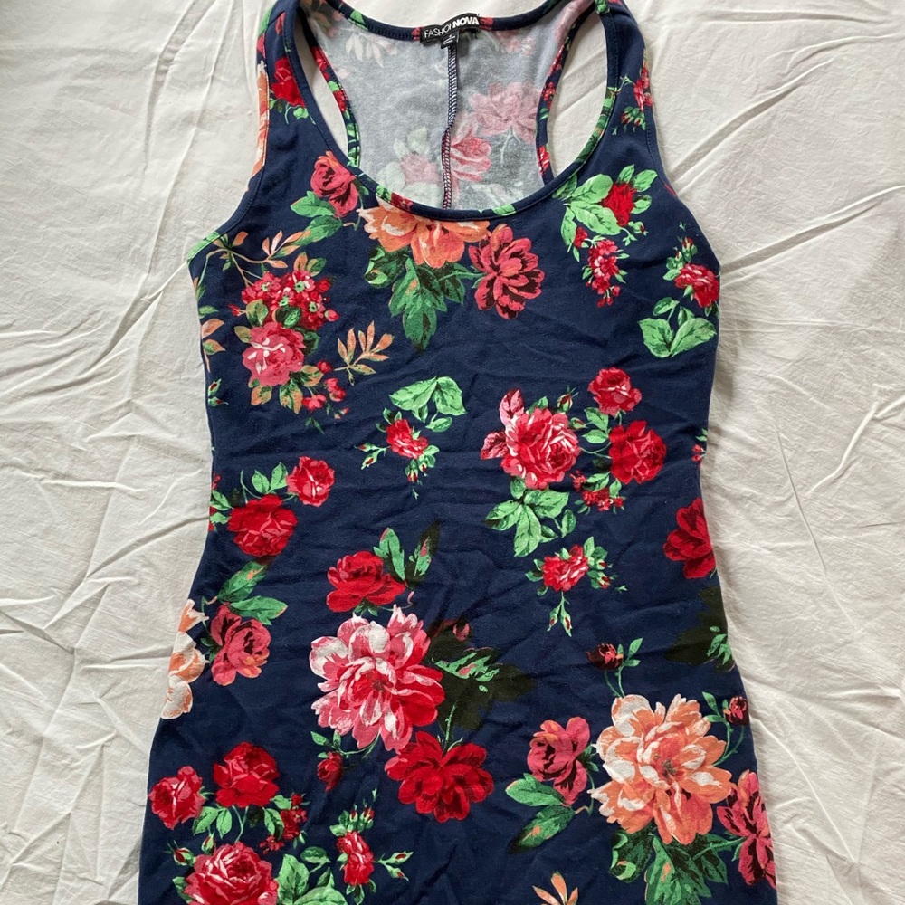 Floral Fashion Nova Dress
